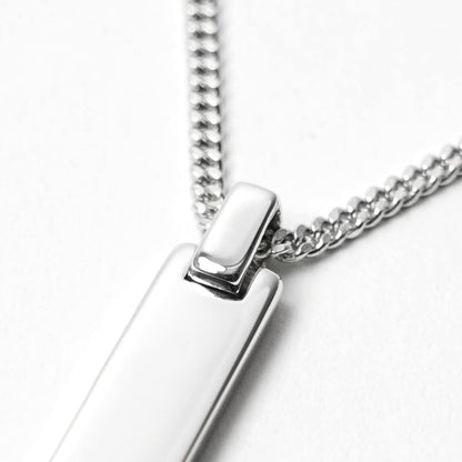 TOM WOOD メンズ レディース ネックレス ID PENDANT 101607 シルバー
