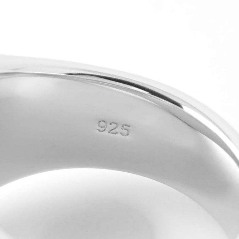 TOM WOOD メンズ リング CUSHION POLISHED 101734 シルバー