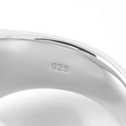 TOM WOOD メンズ リング CUSHION POLISHED 101734 シルバー