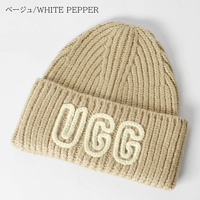 UGG レディース メンズ ニットキャップ CHUNKY CRAFTED RIB BEANIE 102345 3カラー