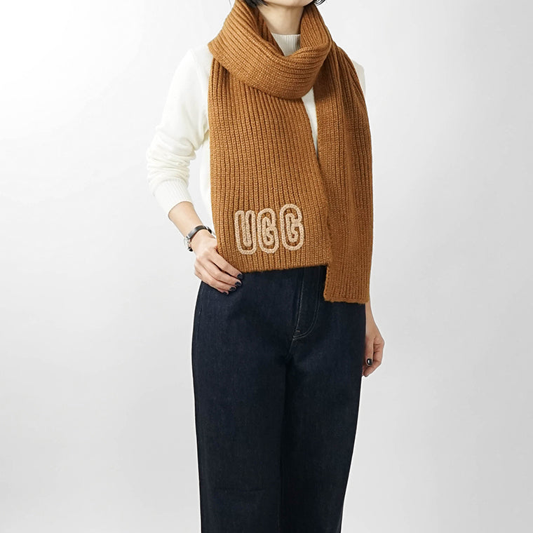UGG レディース メンズ マフラー CHUNKY CRAFTED RIB SCARF 102787 3カラー
