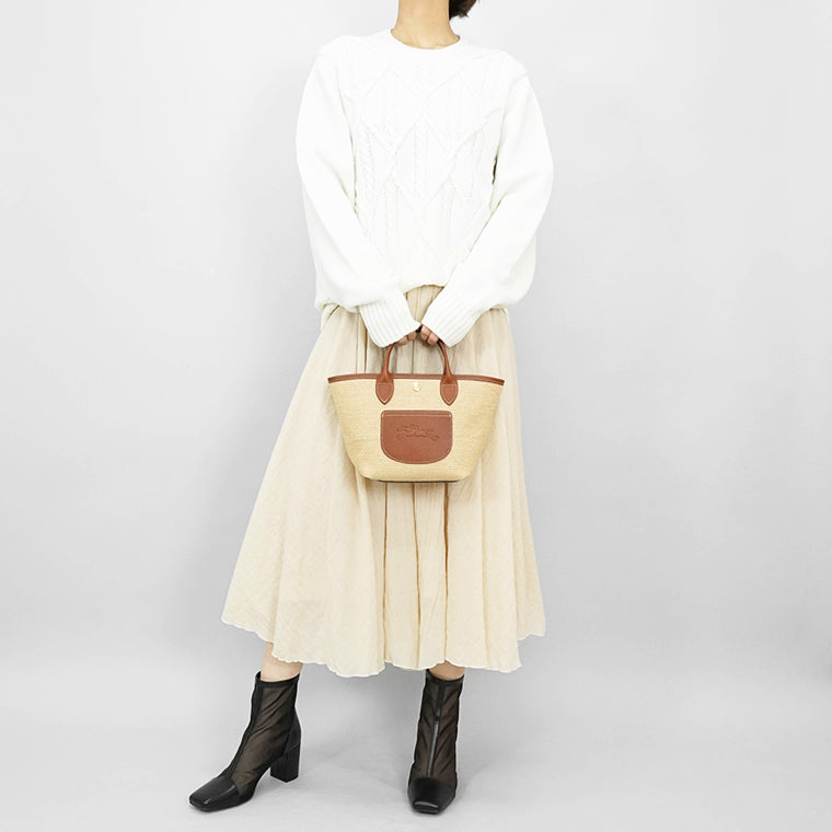 ロンシャン LONGCHAMP レディース ハンドバッグ ブラウン ブラッシュ