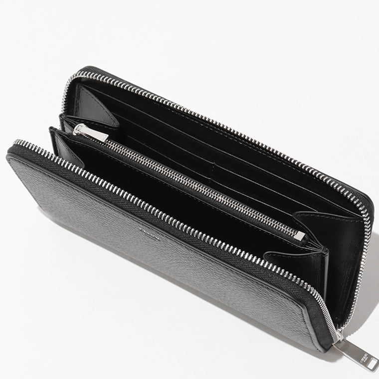 CELINE メンズ 長財布 LARGE ZIPPED WALLET 10B553GTH BLACK ブラック 38SI