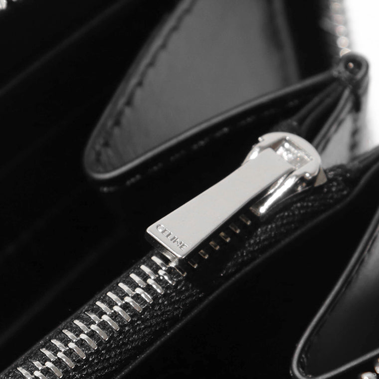 CELINE メンズ 長財布 LARGE ZIPPED WALLET 10B553GTH BLACK ブラック 38SI