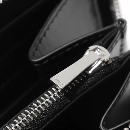 CELINE メンズ 長財布 LARGE ZIPPED WALLET 10B553GTH BLACK ブラック 38SI