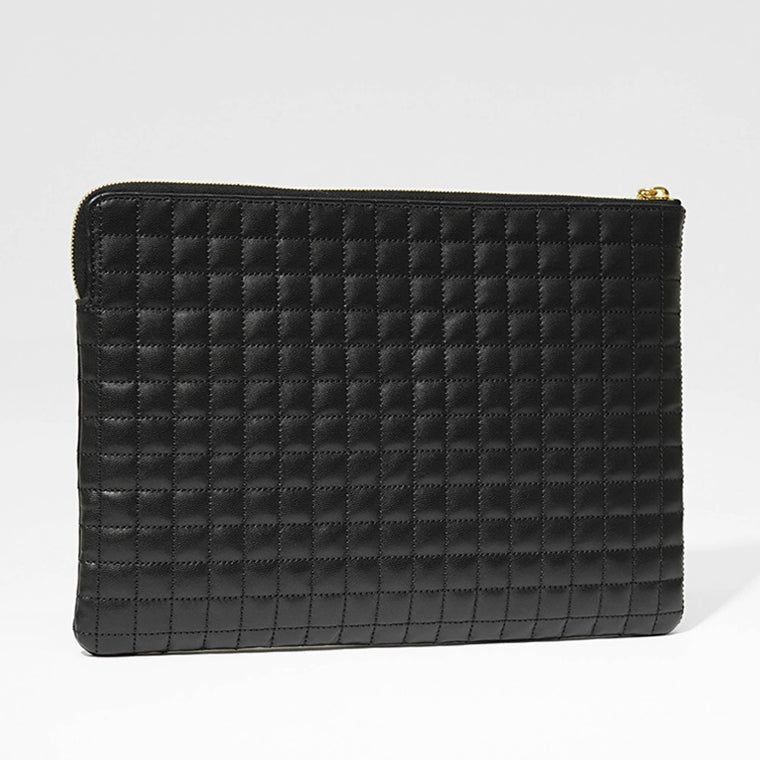 CELINE レディース クラッチバッグ C CHARM POUCH 10B813BFL BLACK 38NO ブラック