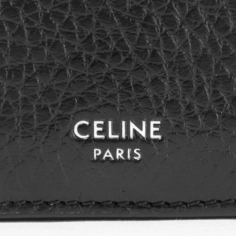 CELINE メンズ 2つ折り財布 BI FOLD WALLET WITH COIN 10C873GTZ BLACK ブラック 38SI