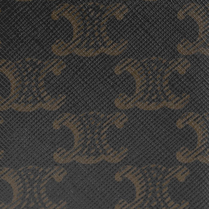 CELINE メンズ 2つ折り財布 COMPACT WALLET IN TRIOMPHE CANVAS 10E492BZR BLACK ブラック 38SI