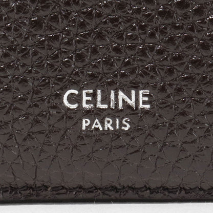 CELINE メンズ 2つ折り財布 COMPACT WALLET 10E493GTH ESPRESSO エスプレッソ 19ES BROWN
