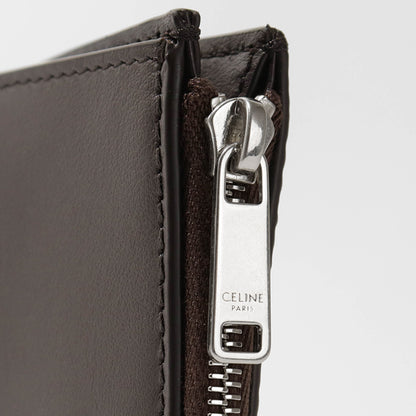 CELINE メンズ 2つ折り財布 COMPACT WALLET 10E493GTH ESPRESSO エスプレッソ 19ES BROWN
