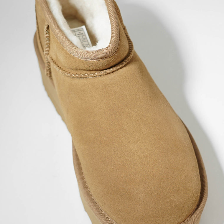 アグ UGG レディース ブーツ チェスナット チャコールグレー