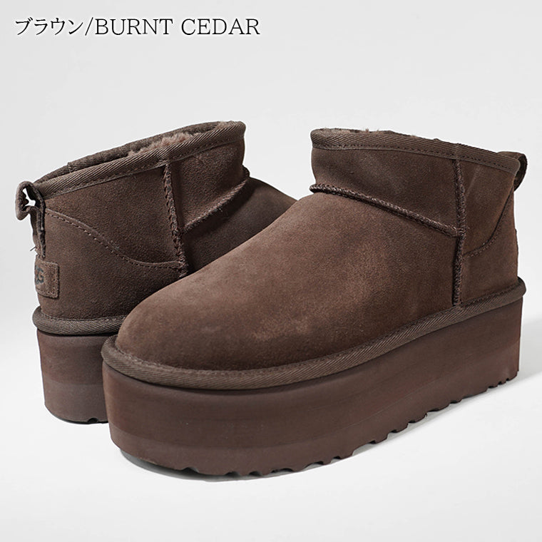 UGG レディース ブーツ CLASSIC ULTRA MINI PLATFORM 1135092 4カラー