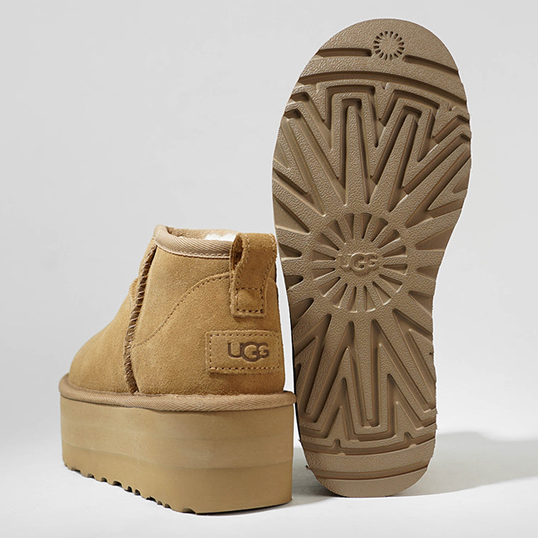 アグ UGG レディース ブーツ チェスナット チャコールグレー