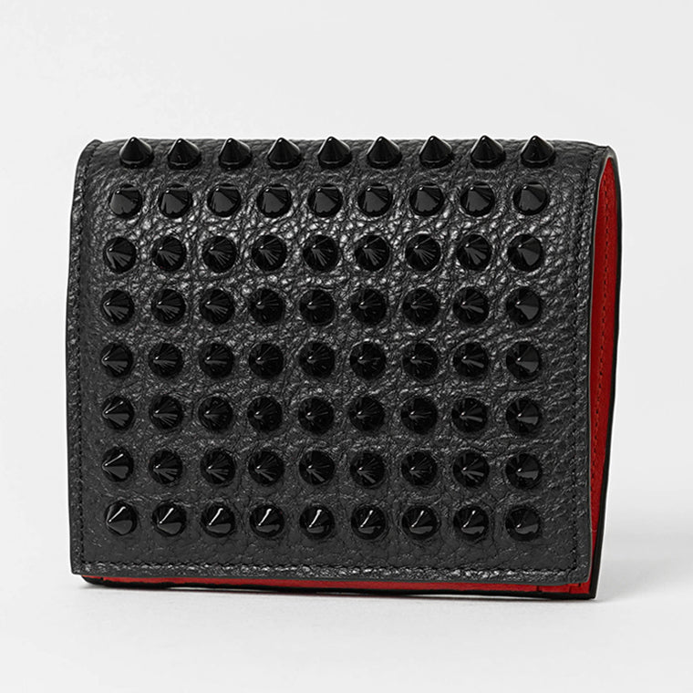CHRISTIAN LOUBOUTIN メンズ 2つ折り財布 PAROS 1165160 BLACK BLACK ブラック CM53