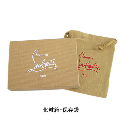 CHRISTIAN LOUBOUTIN メンズ 2つ折り財布 PAROS 1165160 BLACK BLACK CM53