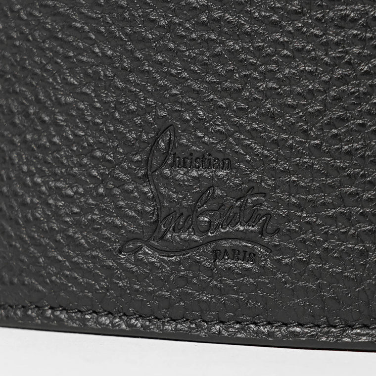 CHRISTIAN LOUBOUTIN メンズ 2つ折り財布 PAROS 1165160 BLACK BLACK ブラック CM53