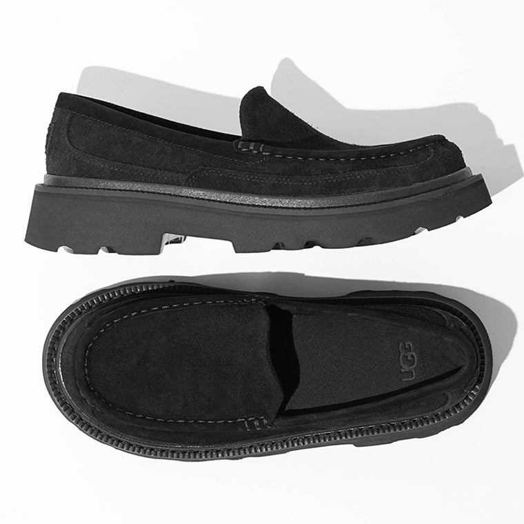 UGG メンズ ローファー ASCOT LUG 1172691 1187651 ブラック BLACK