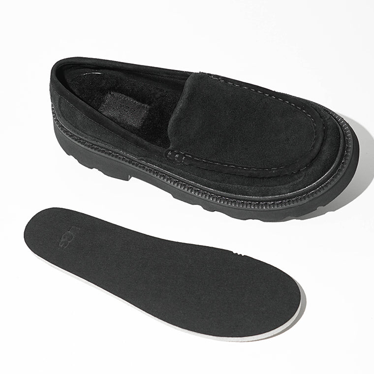 UGG メンズ ローファー ASCOT LUG 1172691 1187651 ブラック BLACK