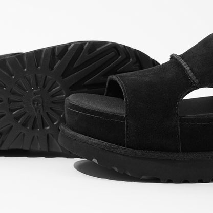 UGG レディース サンダル GOLDENSTAR HI CUTOUT SLIDE 1175132 ブラック BLACK