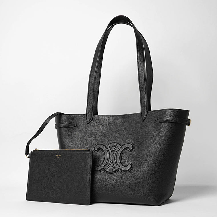 CELINE レディース トートバッグ SMALL CABAS ANAIS 121753ENY BLACK ブラック 38NO