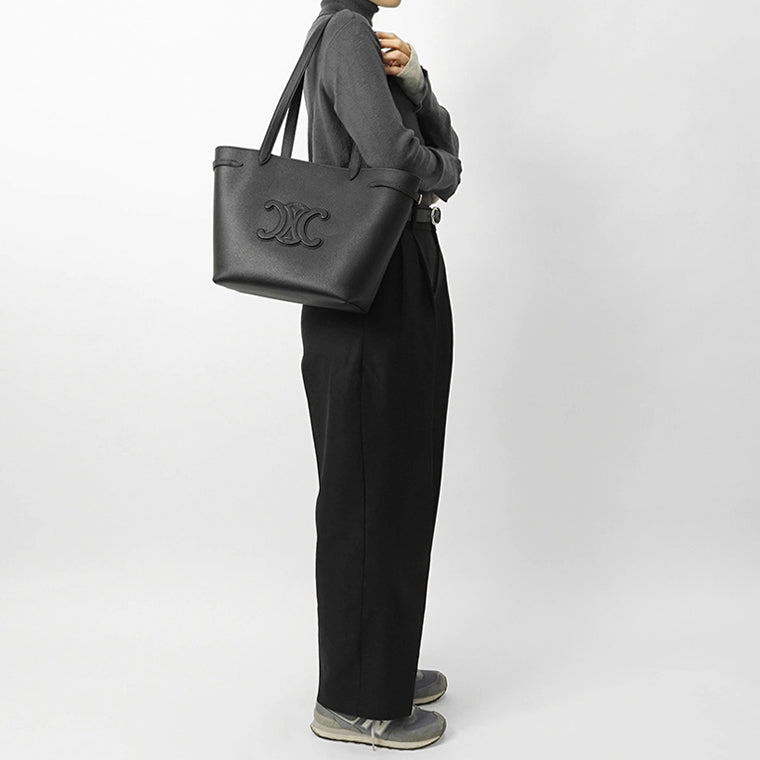 CELINE レディース トートバッグ SMALL CABAS ANAIS 121753ENY BLACK ブラック 38NO