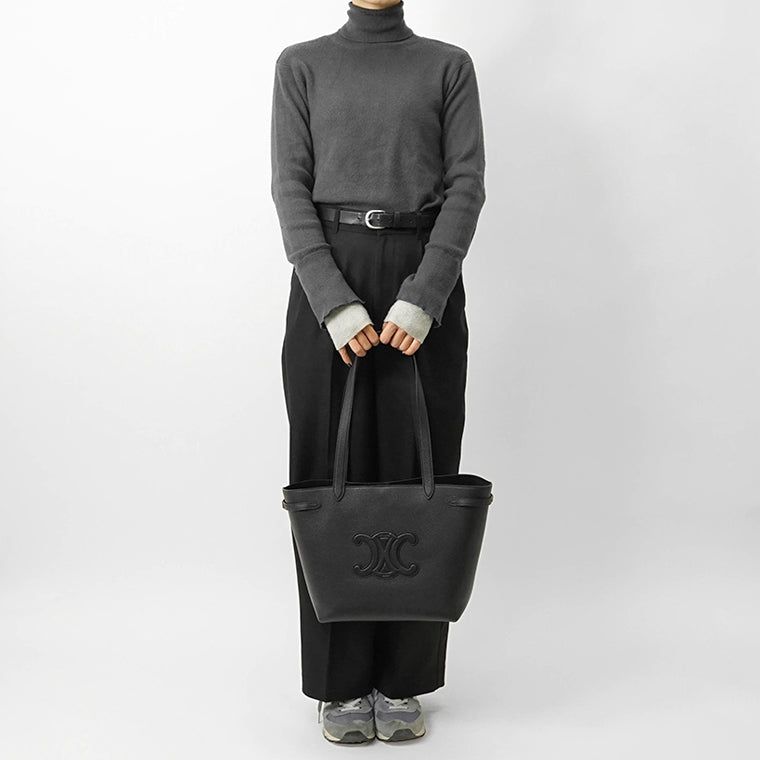 CELINE レディース トートバッグ SMALL CABAS ANAIS 121753ENY BLACK ブラック 38NO