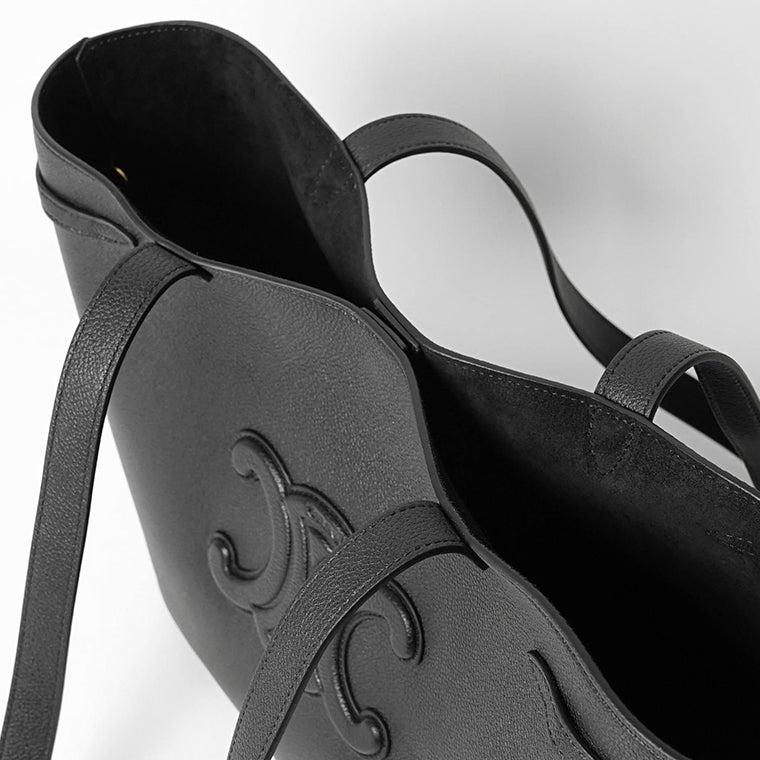 CELINE レディース トートバッグ SMALL CABAS ANAIS 121753ENY BLACK ブラック 38NO