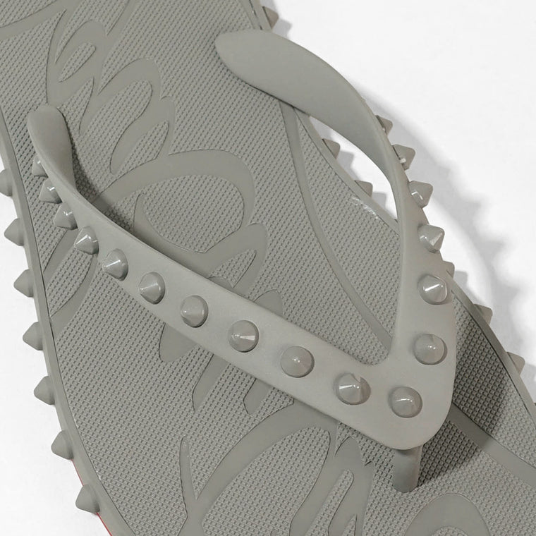 【SUMMER FINAL SALE】 CHRISTIAN LOUBOUTIN メンズ サンダル SUPER LOUBI FLIP 1230963 SMOKE GREY スモークグレー GYB5