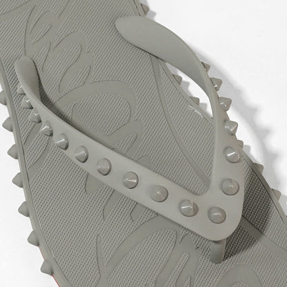 【SUMMER FINAL SALE】 CHRISTIAN LOUBOUTIN メンズ サンダル SUPER LOUBI FLIP 1230963 SMOKE GREY スモークグレー GYB5