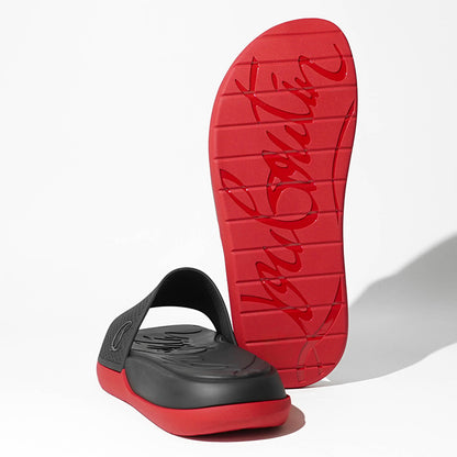 CHRISTIAN LOUBOUTIN メンズ サンダル EASY BREEZY FLAT 1260773 BLACK ブラック BK01
