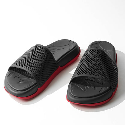 CHRISTIAN LOUBOUTIN メンズ サンダル EASY BREEZY FLAT 1260773 BLACK ブラック BK01