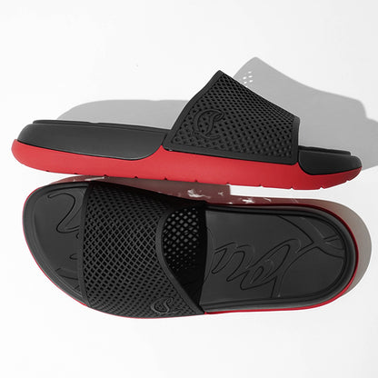 CHRISTIAN LOUBOUTIN メンズ サンダル EASY BREEZY FLAT 1260773 BLACK ブラック BK01