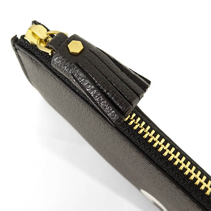 ANYA HINDMARCH レディース フラグメントケース ZIP CARD CASE EYES IN 142717 ブラック BLACK