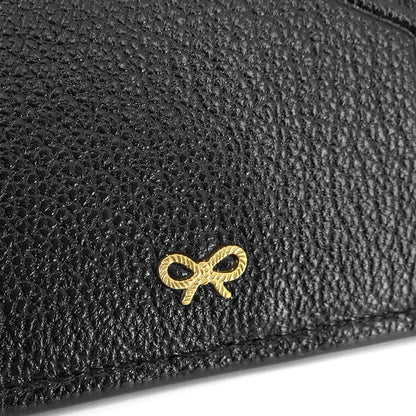 ANYA HINDMARCH レディース フラグメントケース ZIP CARD CASE EYES IN 142717 ブラック BLACK