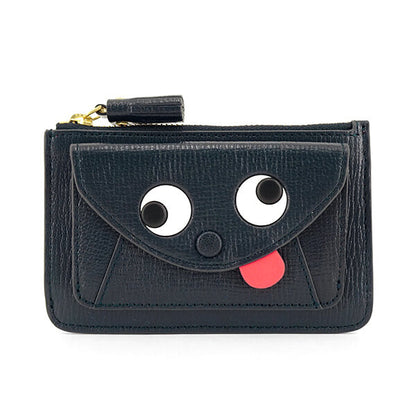 ANYA HINDMARCH レディース カードケース ZANY ZIPPED CARD CASE 142755 ネイビー MARIN