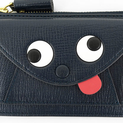 ANYA HINDMARCH レディース カードケース ZANY ZIPPED CARD CASE 142755 ネイビー MARIN