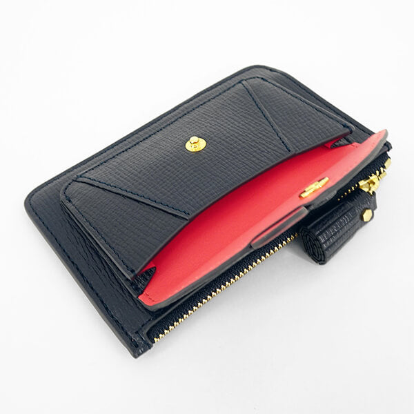 ANYA HINDMARCH レディース カードケース ZANY ZIPPED CARD CASE 142755 ネイビー MARIN