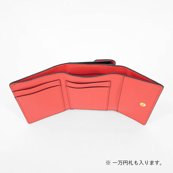 ANYA HINDMARCH レディース 3つ折り財布 ZANY MINI TRI-FOLD WALLET 142816 ネイビー MARIN