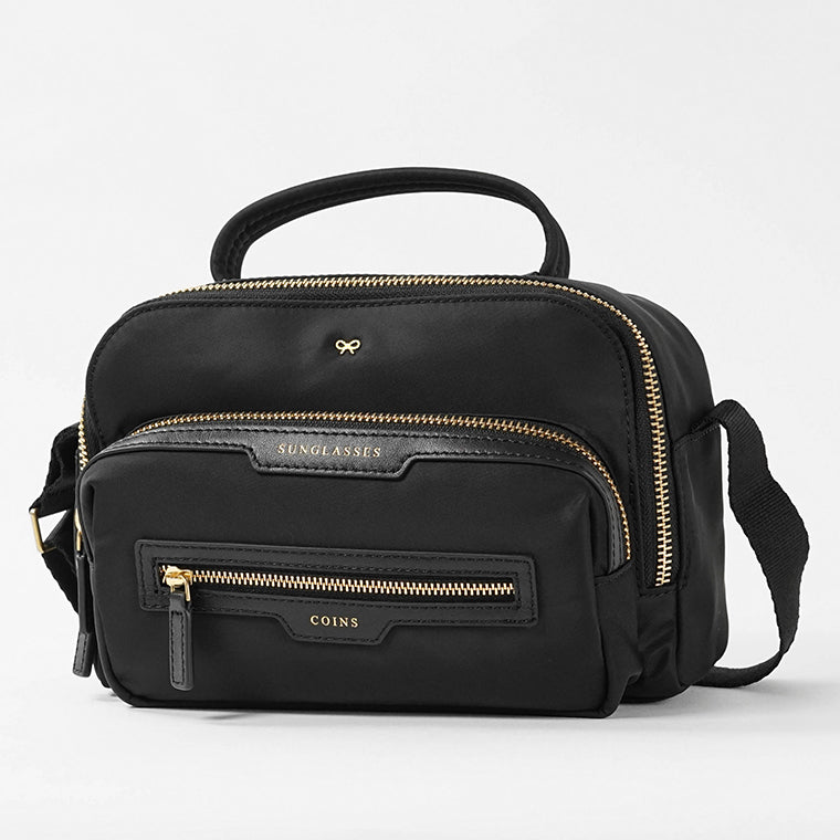 ANYA HINDMARCH レディース ショルダーバッグ MULTI POCKET CROSSBODY 149310 ブラック BLACK