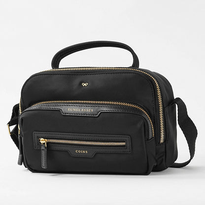 ANYA HINDMARCH レディース ショルダーバッグ MULTI POCKET CROSSBODY 149310 ブラック BLACK