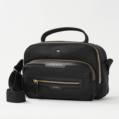 ANYA HINDMARCH レディース ショルダーバッグ MULTI POCKET CROSSBODY 149310 ブラック BLACK