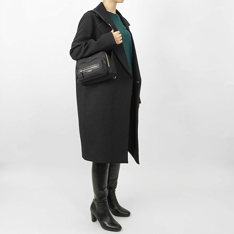 ANYA HINDMARCH レディース ショルダーバッグ MULTI POCKET CROSSBODY 149310 ブラック BLACK