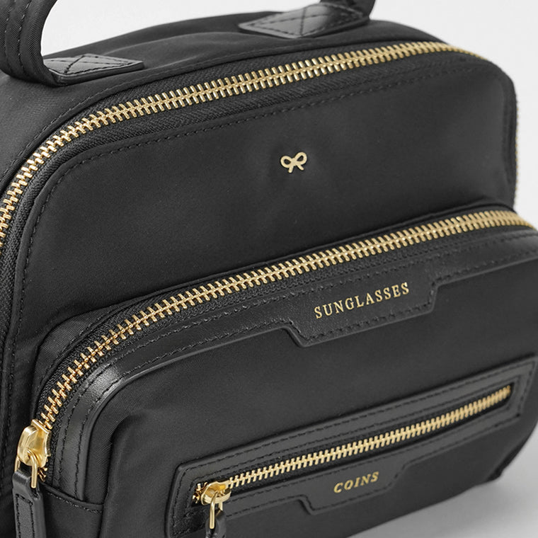 ANYA HINDMARCH レディース ショルダーバッグ MULTI POCKET CROSSBODY 149310 ブラック BLACK