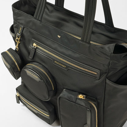 ANYA HINDMARCH レディース トートバッグ COMMUTER TOTE 157582 ブラック BLACK