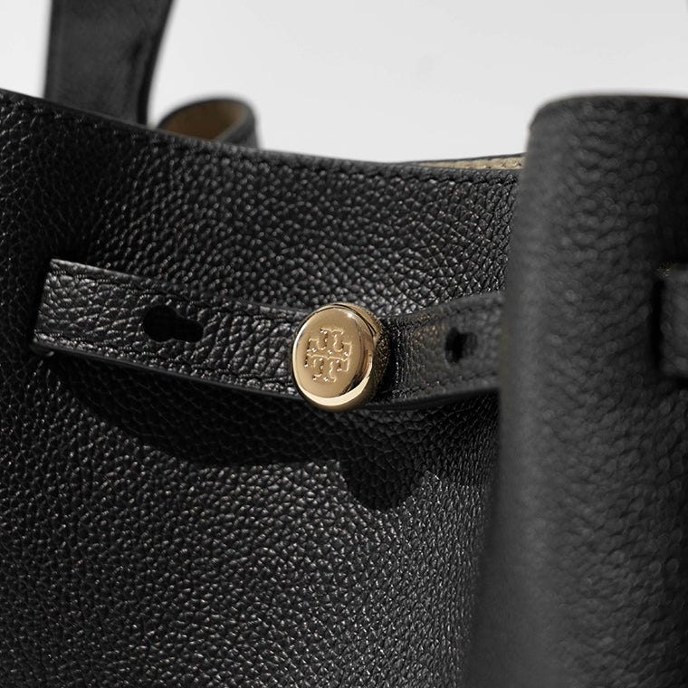 TORY BURCH レディース トートバッグ ROMY SMALL TOTE 164866 BLACK ブラック 001