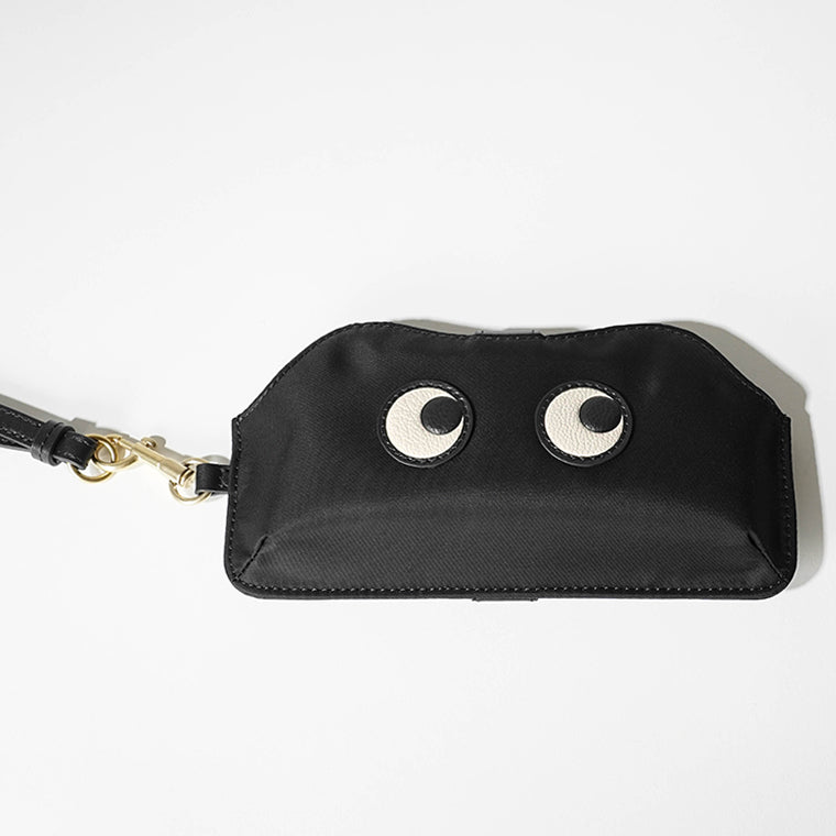 ANYA HINDMARCH レディース サングラスケース SUNGLASSES HOLDER EYES 180283 ブラック BLACK