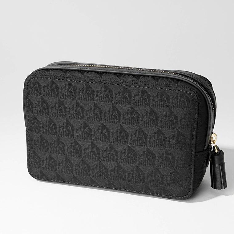 ANYA HINDMARCH レディース ポーチ LOGO IMPORTANT THINGS POUCH 180498 ブラック BLACK