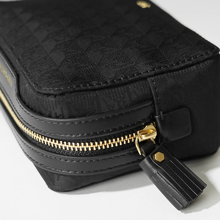 ANYA HINDMARCH レディース ポーチ LOGO IMPORTANT THINGS POUCH 180498 ブラック BLACK