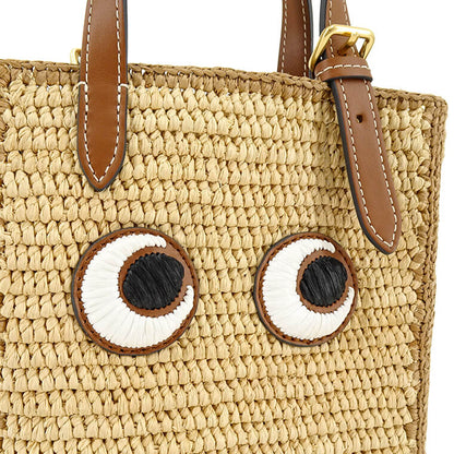 ANYA HINDMARCH レディース ショルダーバッグ EYES N S MINI TOTE BAG 189057 ナチュラル NATURAL