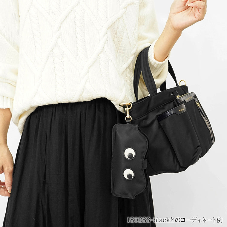 ANYA HINDMARCH レディース バッグ E W TOTE MINI MULTI POCKET 193474 ブラック BLACK